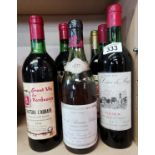 7 x bottles of French wine