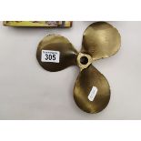 Brass Propeller D20cm