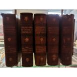 19 volumes of the works of Charles DIckens and Cornhill magazines volumes