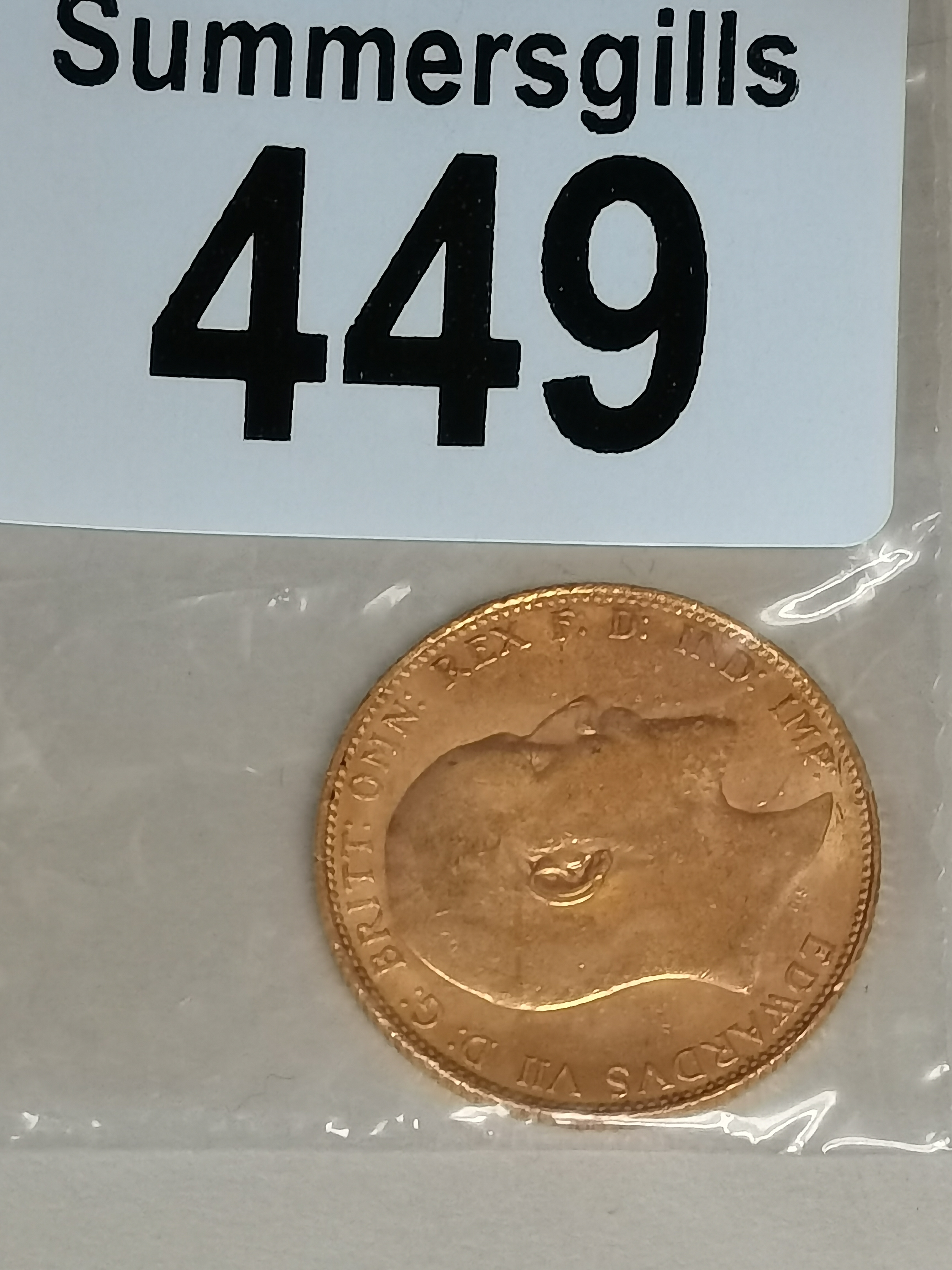 Gold Sovereign 1907 8grams