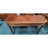 Antique regency mahogany console table