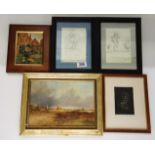 Signed framed sketches from Winnie the Poo books - P103 and P159, plus limited edition 20/50 sketch