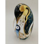 Royal Crown Derby Penguin with Silver stopper