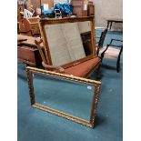 x2 Gilt framed mirrors