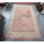 Louis De Poartere pink and blue rug 2