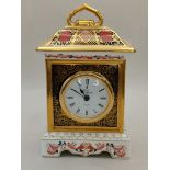 Royal Crown Derby Clock Old Imari 1128 LXI