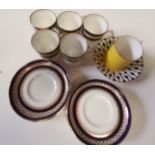 5 x Aynsley coffee cans and saucers plus one