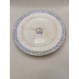 Blue and white Artic Plate