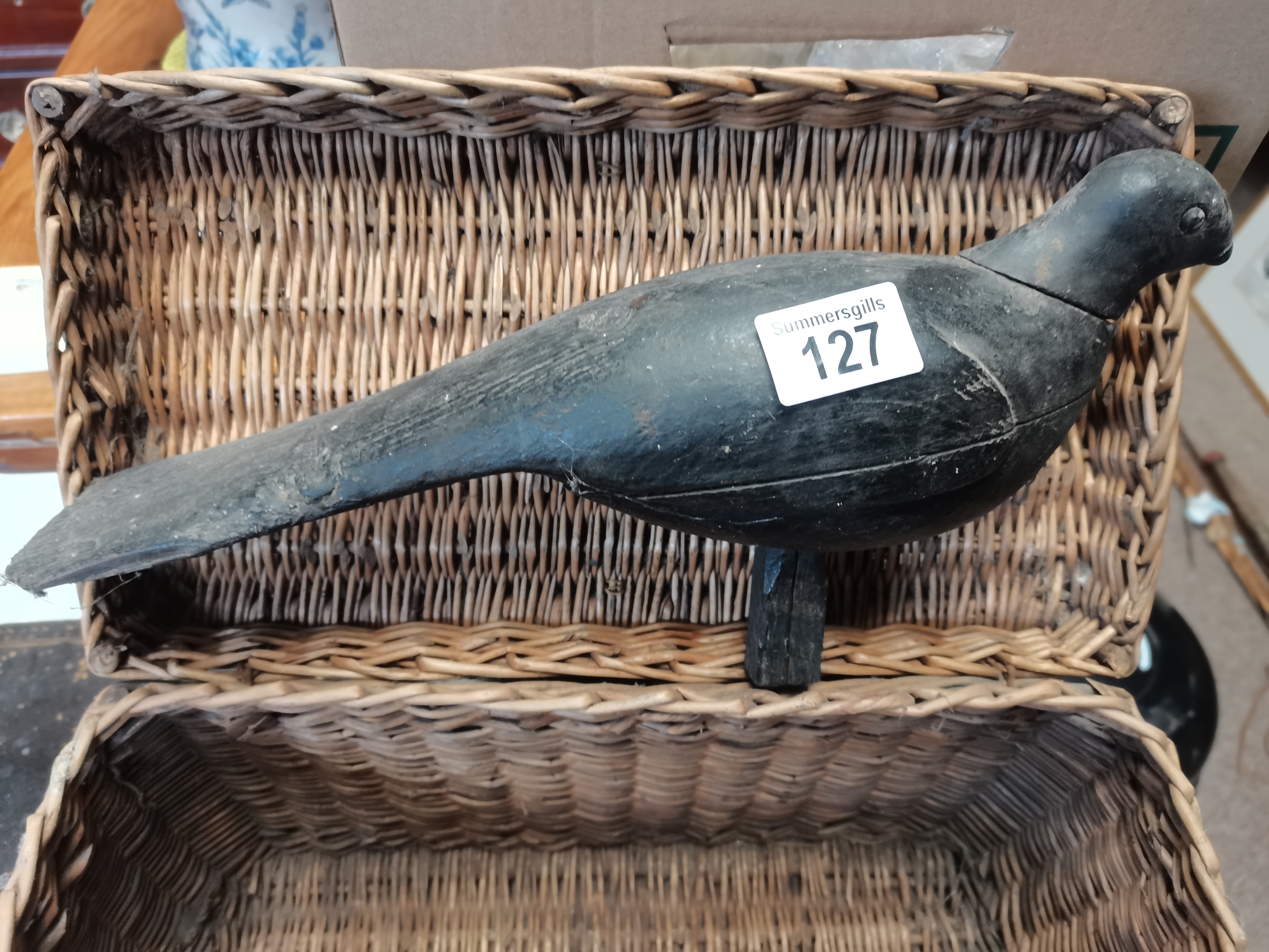 Antique pigeon decoy