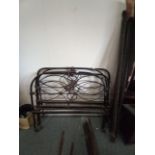2 x cast iron bed frames Maxwell & Co Manchester