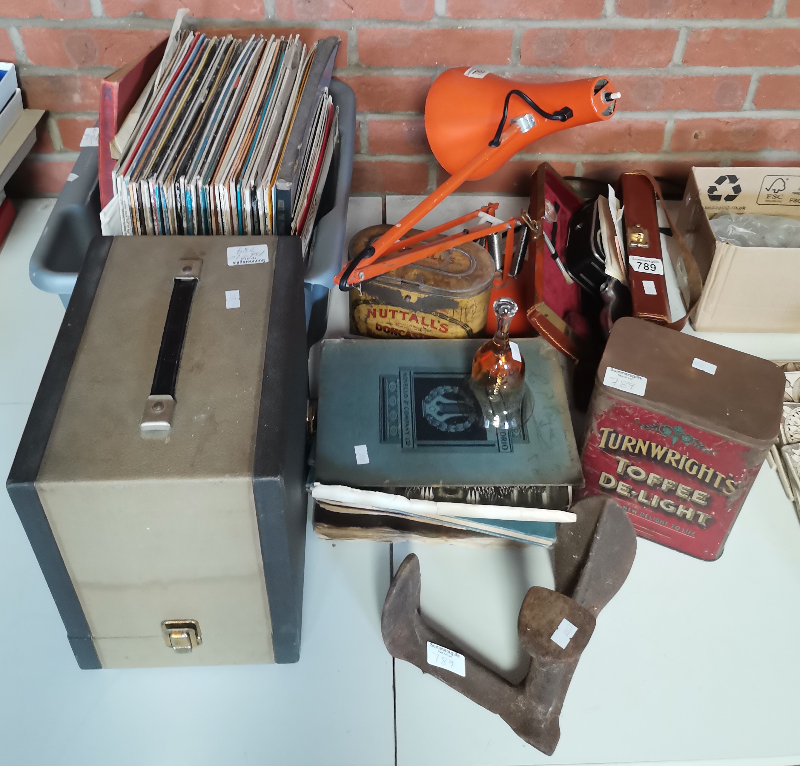 Selection of vintage items incl Bollex cine camera with instructions and ,original box,