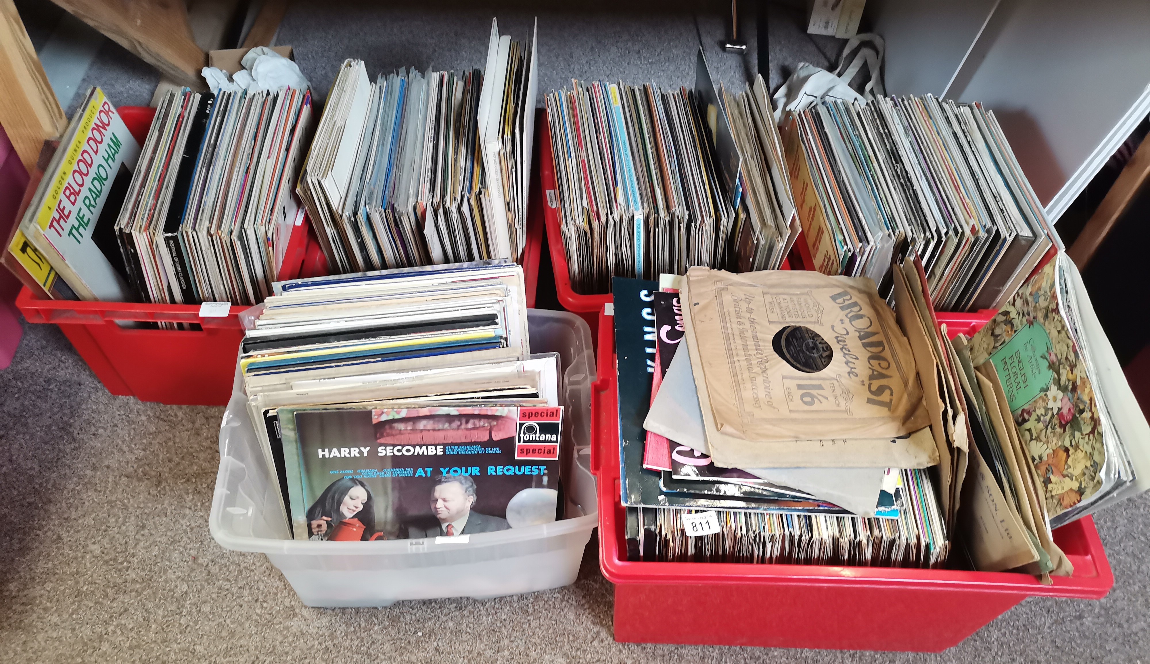 6 Boxes of LP Records