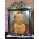 Old Wooden painted Pub Sign of Henry VIII - Kings Head