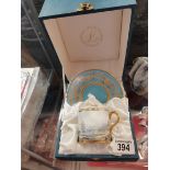 Lynton Porcelain Company cup and saucer in box