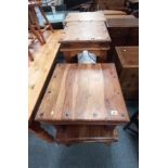 Coffee table and 2 x 2 occasional tables
