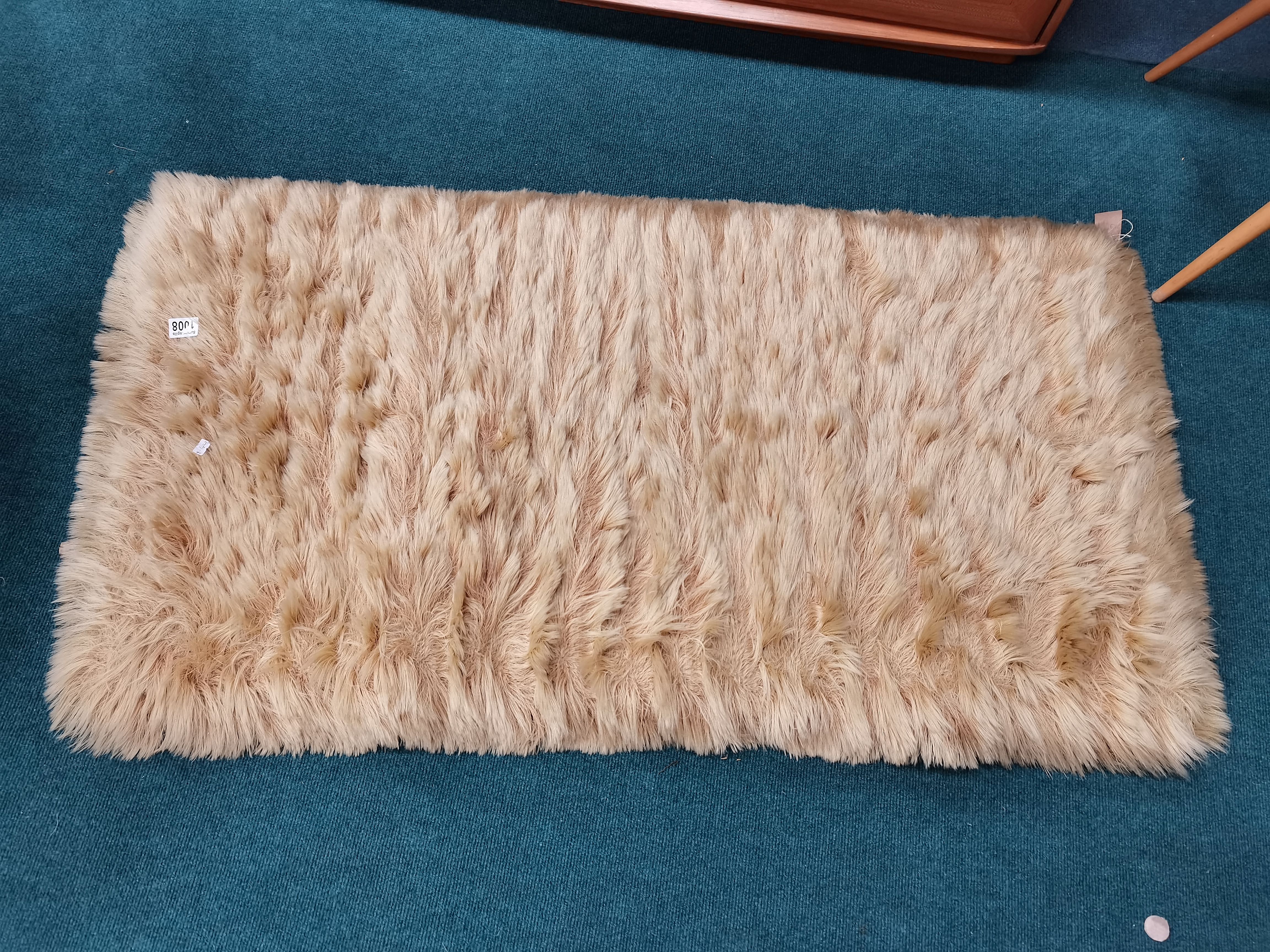 Yellow Mohair Rug