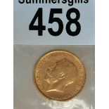 Gold Sovereign 1911 8grams