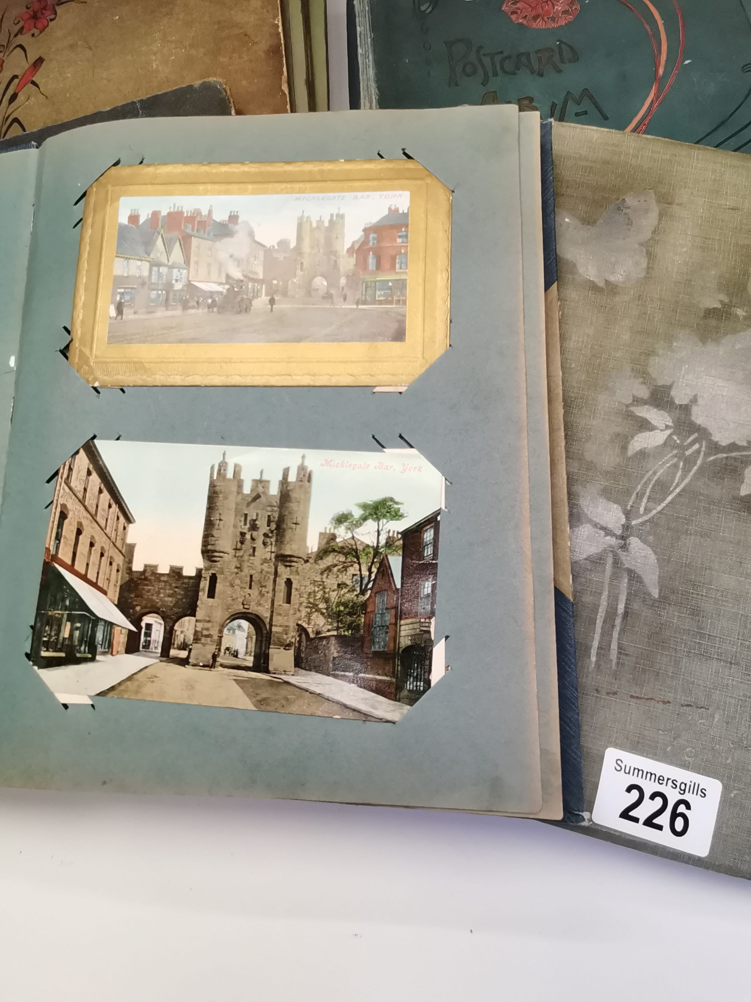 X5 antique albums with postcard collections - Image 2 of 2