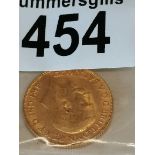 Gold Sovereign 1911 8grams