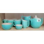 Branksome China Tea set including x5 cups, x2 sugar bowls, x2 milk jugs and a tea pot
