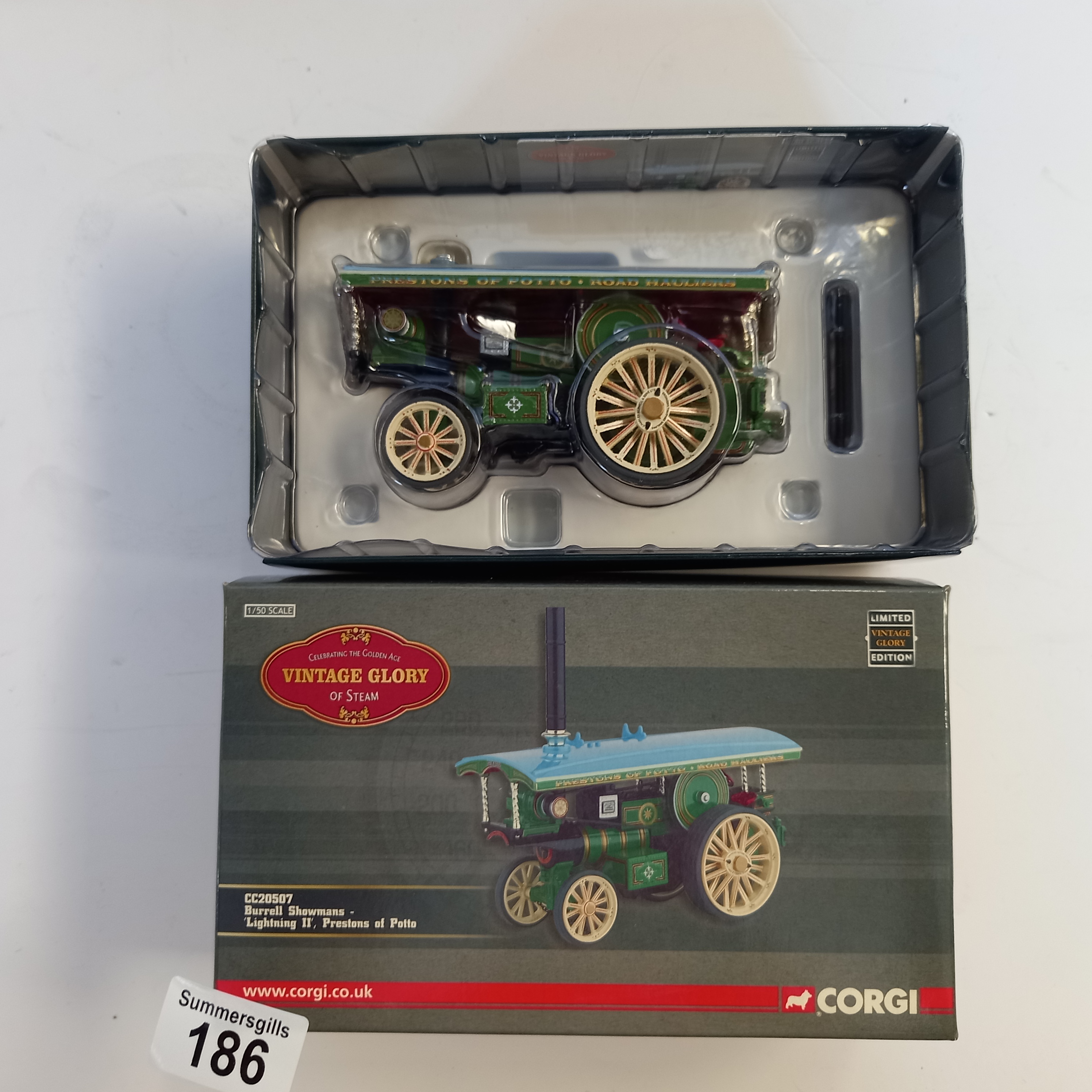 Corgi CC20507 Ltd edition (No 271 - 1000) Burrell Showmans Lightning II boxed - Image 2 of 2