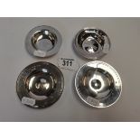 4 x solid silver dishes 192g
