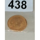 Gold Sovereign 1875 8grams