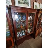 Edwardian Inlaid Display Cabinet