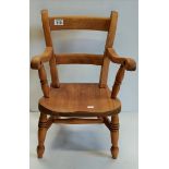 Child's Oak chair 52cm Ht