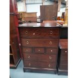 5ht Stag chest of drawers