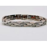 Cartier Maillon Panthere 3 Row Diamond Bracelet in 18 carat White Gold - Image 2 of 9