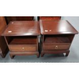 x2 Stag bedside cabinets