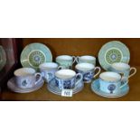 Wedgewood China cups and saucers The Millennium Collection