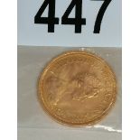 Gold Sovereign 1974 8grams