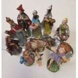 Italian figures of Nativity scene