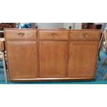 Blonde Ercol Sideboard with cutlery drawer