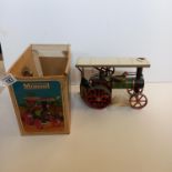Boxed Mamod steam tractor