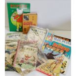 Collection of Rupert Bear books inc : ref 1939-49