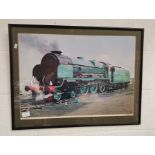 Framed picture of Lord Nelson Train