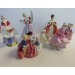 x7 Royal Doulton ladies