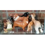 Collection of Beswick animals