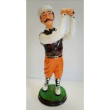 Resin figurine of a Golfer
