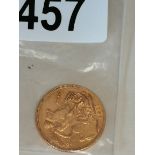 Gold Sovereign 1911 8grams