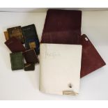 A collection of post cards and old diaries etc
