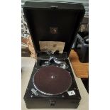 His Masters Voice Portable Gramophone Model 102