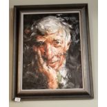 Original Oil by Paul Wright - of John Updike