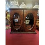 Antique oak smokers cabinet
