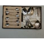 ASSORTED SILVER SPOONS, VICTORIAN AND LATER