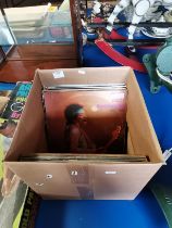 1 Box of LP Rock Records incl Emerson, Lake and Palmer, Jimi Hendrix etc