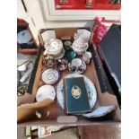 1 Box Containing Vintage Ceramics and a Scientific Discovery Book